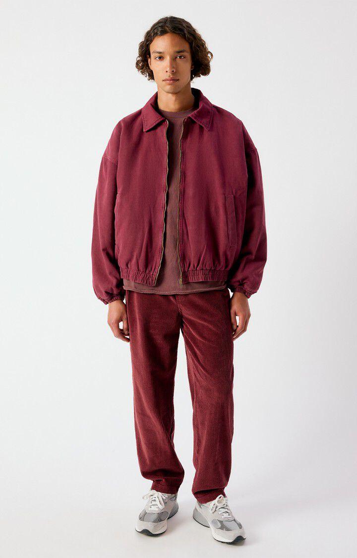 American Vintage Padow Jogginghose Vintage Acerola Herren weinrot